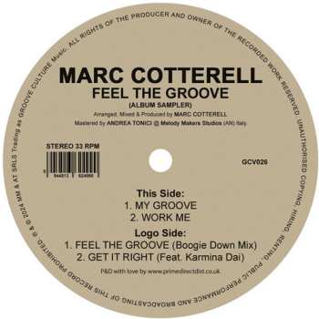 LP Marc Cotterell: Feel The Groove (Album Sampler) 651298