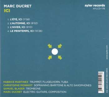 CD Marc Ducret: Ici LTD 652255