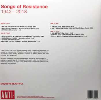 2LP Marc Ribot: Songs Of Resistance 1942-2018 437108