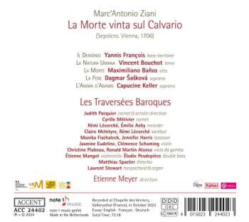 CD Marc'Antonio Ziani: La Morte Vinta Sul Calvario (Sepolcro. Vienna, 1706) 621195