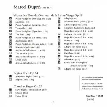 CD Marcel Dupré: Complete Organ Works Vol.11 303017