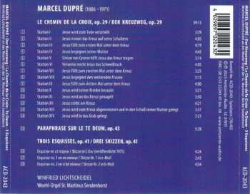 CD Marcel Dupré: Der Kreuzweg = Le Chemin De La Croix Op. 29, Te Deum, 3 Esquisses 586549