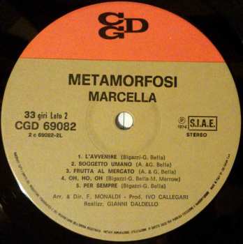 LP Marcella Bella: Metamorfosi 645958