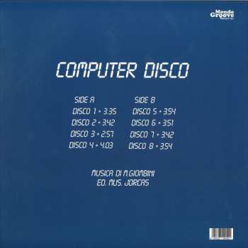 LP Marcello Giombini: Computer Disco LTD 135043