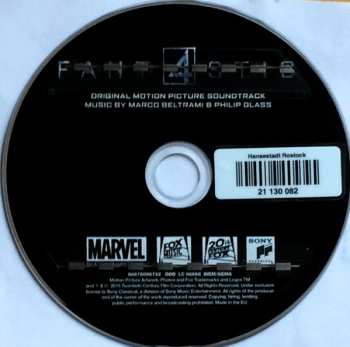 CD Philip Glass: Fantastic 4 (Original Motion Picture Soundtrack) 558239