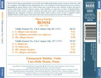 CD Emmanuele Baldini: Violin Sonatas Nos. 1 And 2 625905