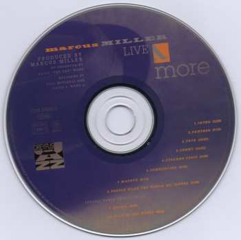 CD Marcus Miller: Live & More 622076