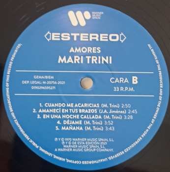 LP/CD Mari Trini: Amores 627509