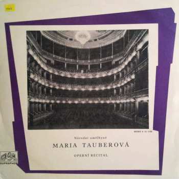 LP Mária Tauberová: Operní Recitál 660265