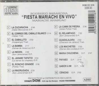 CD Mariachi Anahuac: Fiesta Mariachi En Vivo 647984