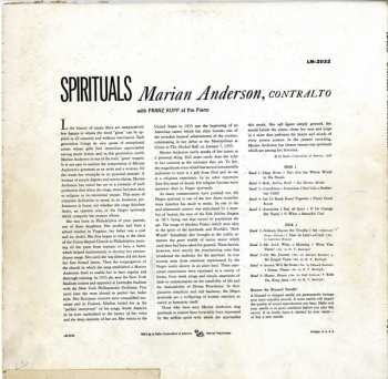 LP Marian Anderson: Spirituals 543628