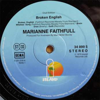 LP Marianne Faithfull: Broken English 653823