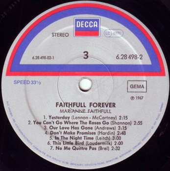 2LP Marianne Faithfull: Faithfull Forever 653806