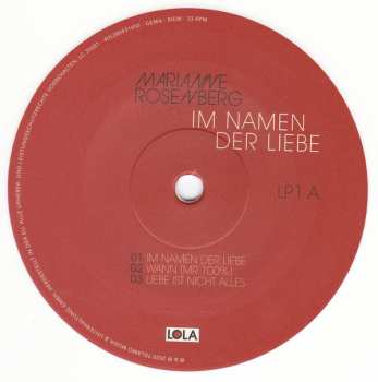 2LP Marianne Rosenberg: Im Namen Der Liebe CLR 77039