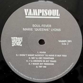 LP Marie "Queenie" Lyons: Soul Fever 562716