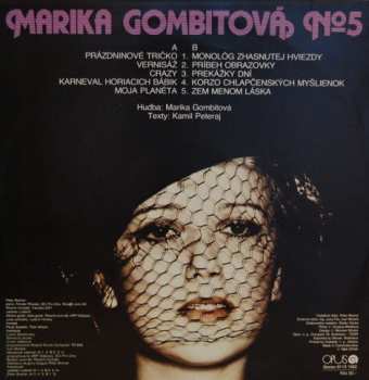 LP Marika Gombitová: №5 280688