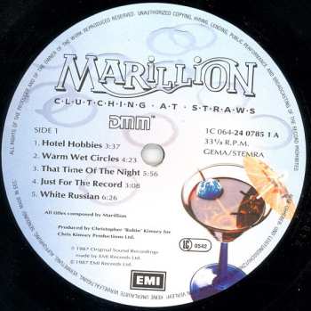 LP Marillion: Clutching At Straws 632732