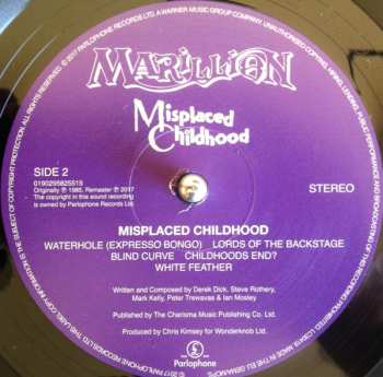 4LP/Box Set Marillion: Misplaced Childhood DLX | LTD 613267