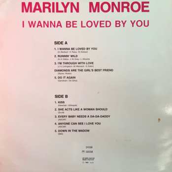 LP Marilyn Monroe: I Wanna Be Loved By You 636633