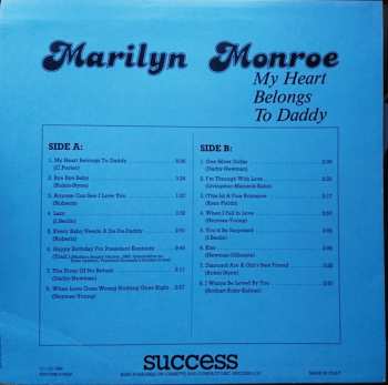 LP Marilyn Monroe: My Heart Belongs To Daddy 645514