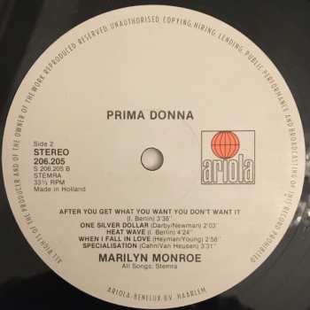 LP Marilyn Monroe: Primadonna 638731