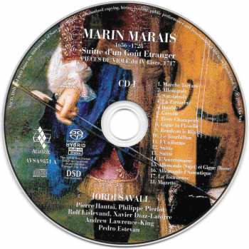 2SACD Marin Marais: Suitte D'Un Goût Etranger, Pièces De Viole Du IV Livre, 1717 296281