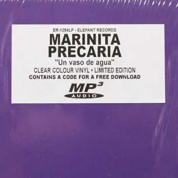 LP Marinita Precaria: Un Vaso De Agua CLR | LTD 624030