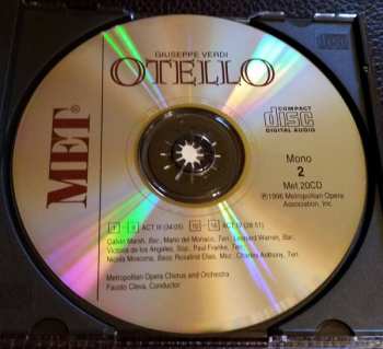 2CD Giuseppe Verdi: Otello - Metropolitan Opera Historic Broadcast Recording March 8, 1958 651066