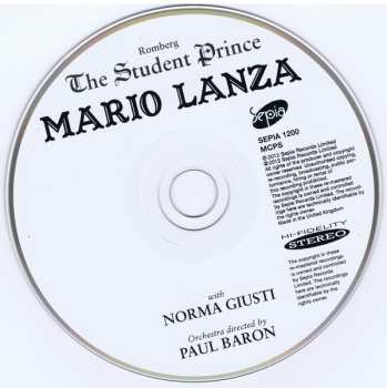 CD Mario Lanza: The Student Prince 546570