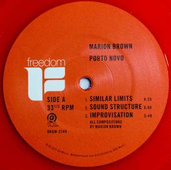 LP Marion Brown: Porto Novo LTD | CLR 564715