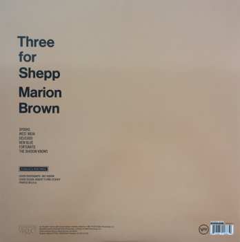 LP Marion Brown: Three For Shepp 325498