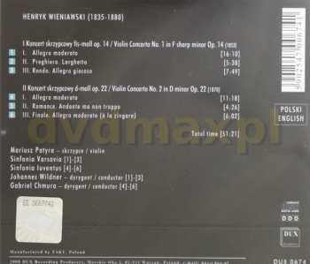 CD Sinfonia Varsovia: Wieniawski Violin Concertos 1 & 2 311979