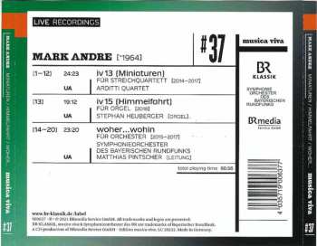 CD Mark Andre: #37 | Miniaturen / Himmelfahrt / Woher...wohin 609332