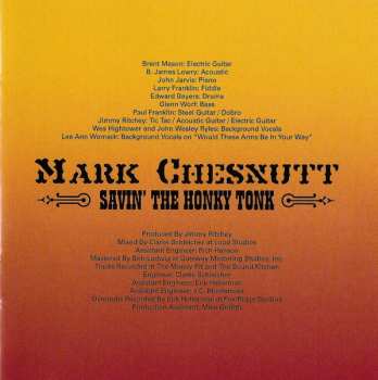 CD Mark Chesnutt: Savin' The Honky Tonk 640997