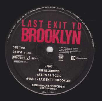 LP Mark Knopfler: Last Exit To Brooklyn 656562