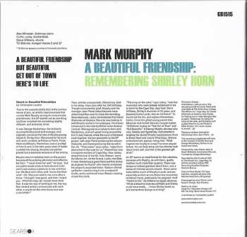 LP Mark Murphy: Mark Murphy - A Beautiful Friendship : Remembering Shirley Horn 151275