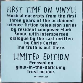 LP Mark Snow: The Truth And The Light (Music From The X-Files) CLR | LTD 569909