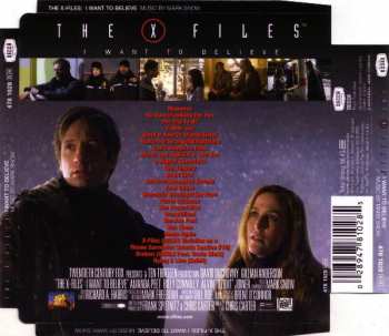 CD Mark Snow: The X Files - I Want To Believe (Original Motion Picture Soundtrack) 45525