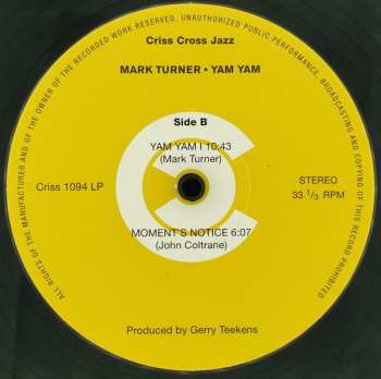 2LP Mark Turner Quintet: Yam Yam 547478