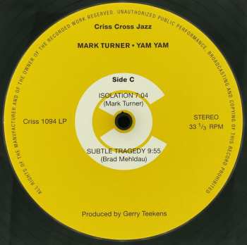 2LP Mark Turner Quintet: Yam Yam 547478