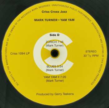 2LP Mark Turner Quintet: Yam Yam 547478