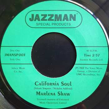 2SP Marlena Shaw: Marlena Shaw EP 594864