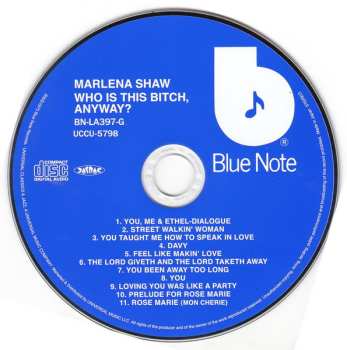 CD Marlena Shaw: Who Is This Bitch, Anyway?   634813