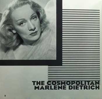 CD Marlene Dietrich: The Cosmopolitan Marlene Dietrich 631906