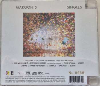 SACD Maroon 5: Singles (Limited Numbered Edition) LTD | NUM 629159