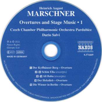 CD Komorní Filharmonie Pardubice: Overtures And Stage Music • 1 587297