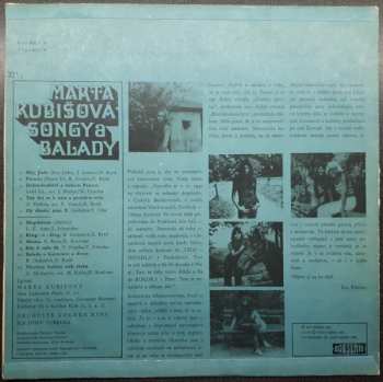 LP Marta Kubišová: Songy A Balady 124762