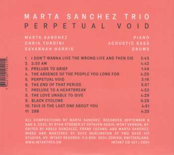 CD Marta Sanchez Trío: Perpetual Void 591429