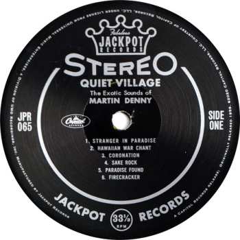 LP Martin Denny: Quiet Village - The Exotic Sounds Of Martin Denny CLR | LTD 656472