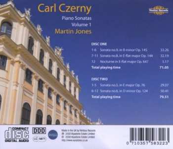 2CD Martin Jones: Czerny: Piano Sonatas, Vol. 1 467456